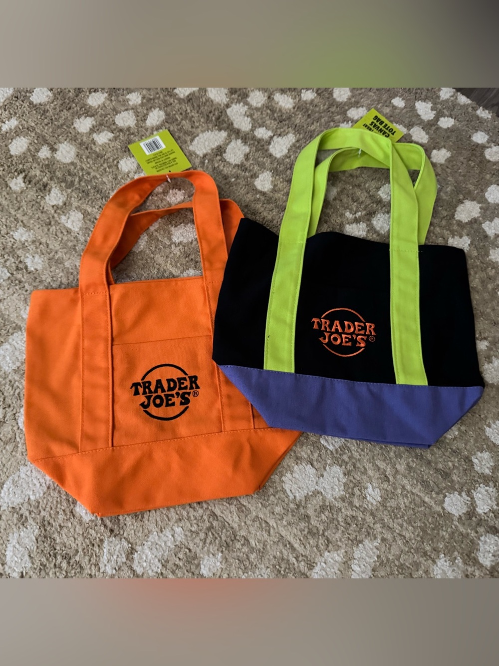 Mini Canvas Tote Bags